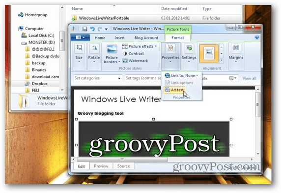 Kuidas käivitada Windows Live Writer Dropboxist