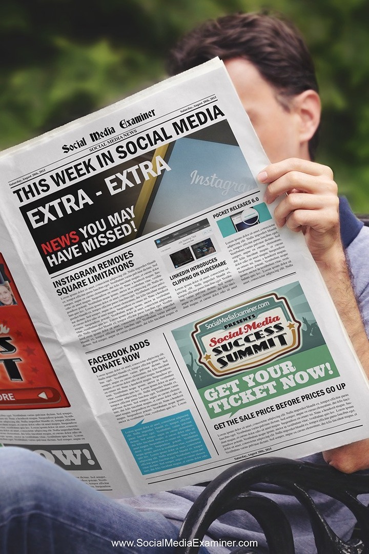 sotsiaalmeedia eksamineerija iganädalased uudised 29. august 2015