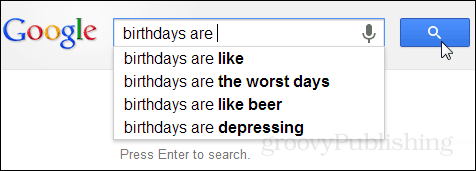 Mida google sünnipäevadest arvab