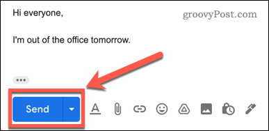 Gmaili meili saatmine