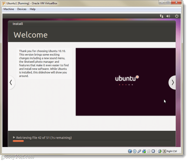 Ubuntu häälestamine Virtualboxis ilma DVD- või USB-draivita