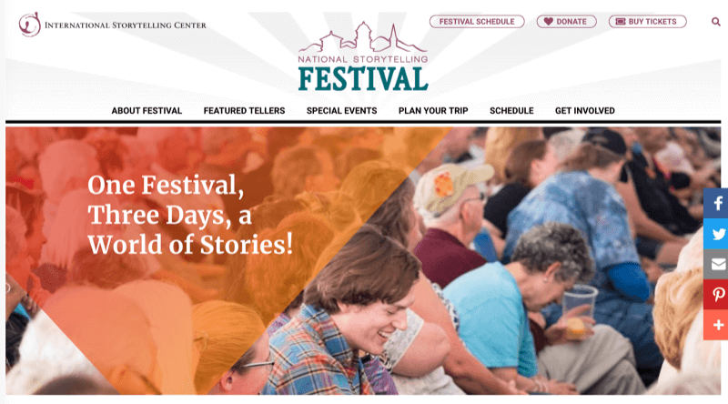 Riikliku jutustamisfestivali veebisait