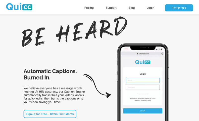 Nädala sotsiaalmeedia turunduse podcastide avastamine, quicc.io.