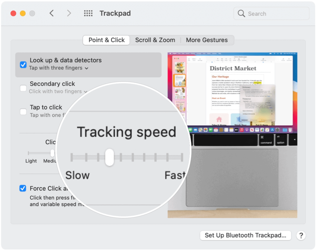 Lahendage oma Mac Mouse TrackPadi jälgimiskiirusega seotud probleemid