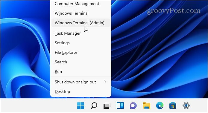 Windowsi terminali administraator parandab ntoskrnl.exe bsod Windows 11