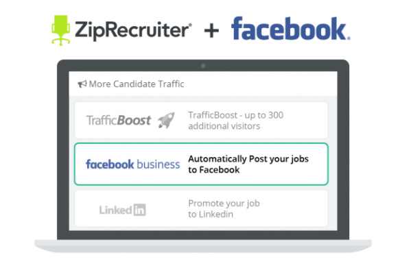 Facebook integreerib ZipRecruiteri nimekirjad platvormi töökohtade järjehoidjatesse.
