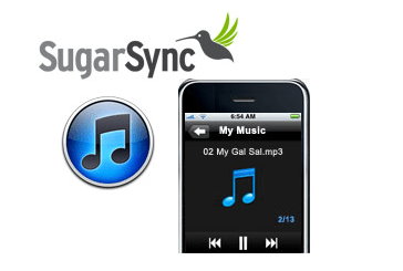 SugarSync + iTunes ja iPhone