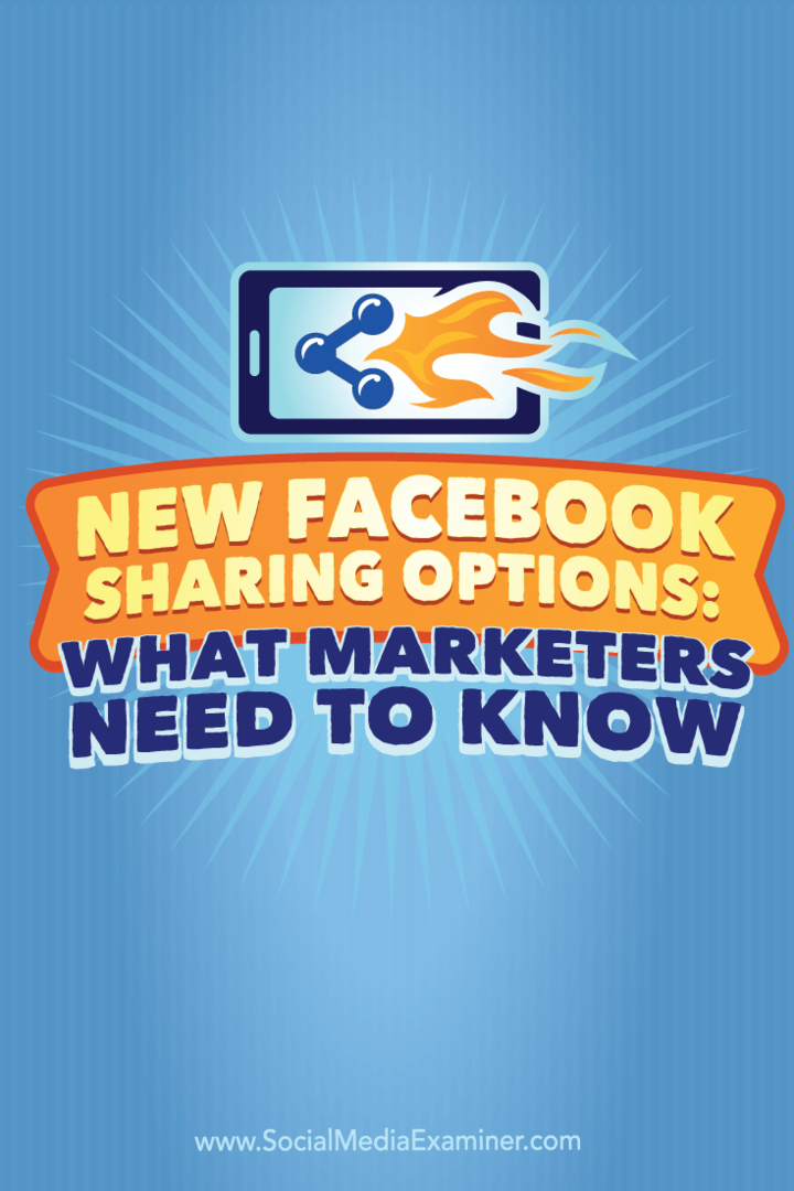 kasutage seotuse suurendamiseks facebooki jagamisvõimalusi