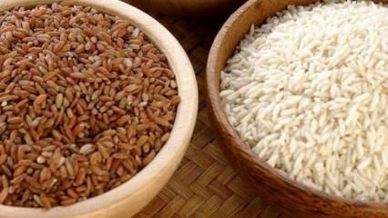 Kas valge riis või pruun riis on tervislikum?
