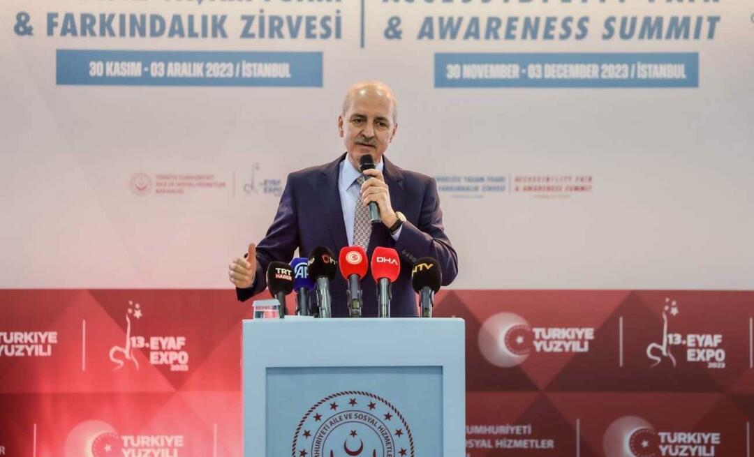 Türgi Rahvusassamblee spiikri Numan Kurtulmuşi postitus 