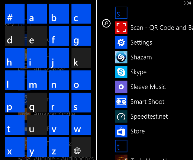Rakendused Windows Phone 8