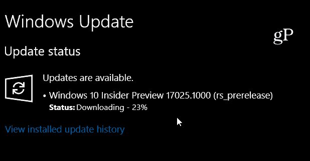 Microsoft käivitab Windows 10 Redstone 4 eelvaate Build 17025