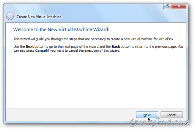 VirtualBoxi viisardi Windows 8