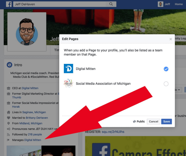 Facebooki lehe administraatorid saavad nüüd hallatavad lehed linkida oma isikliku profiiliga.