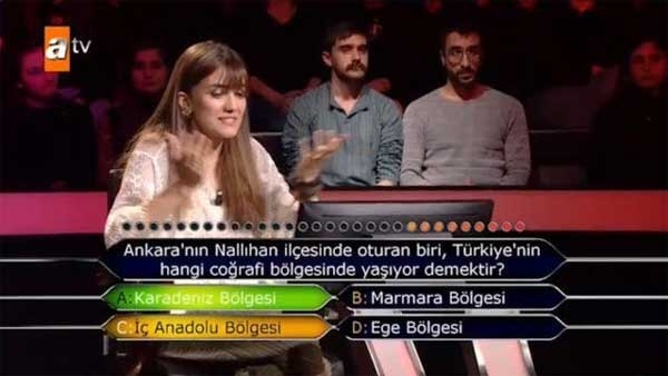 Ankara küsimus, mis tähistas seda, kes tahab miljonäriks saada!