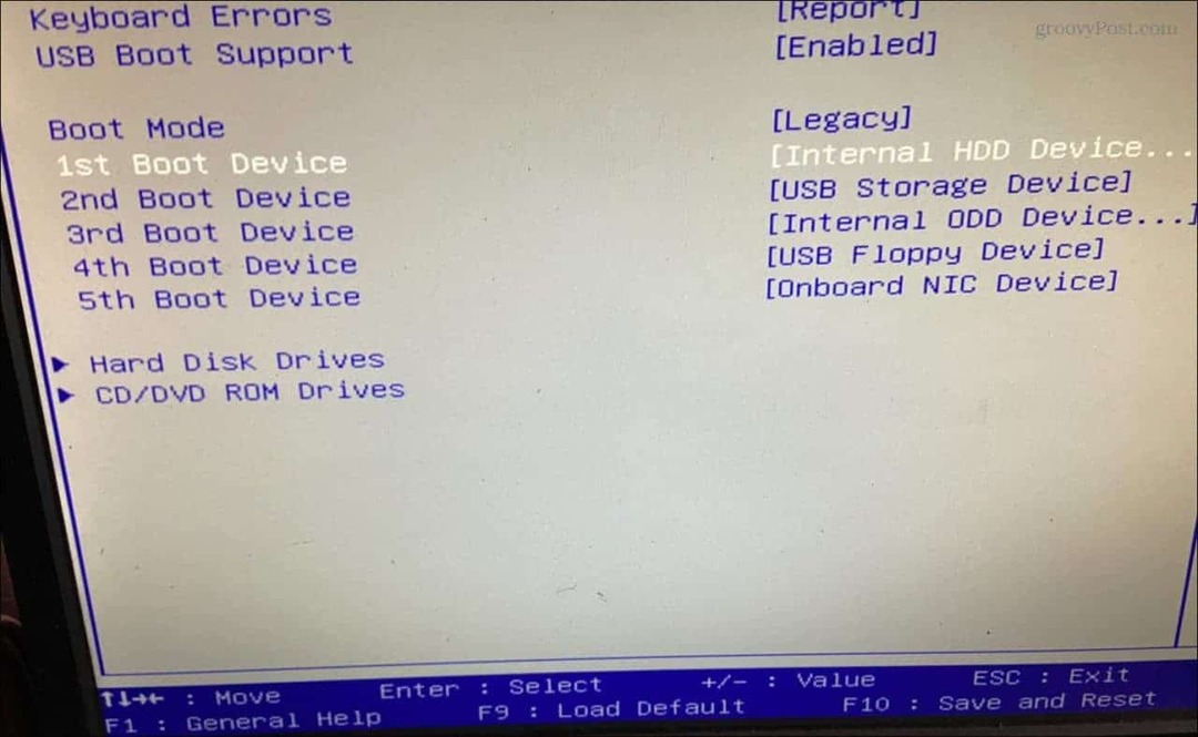 Avage BIOS opsüsteemis Windows 11