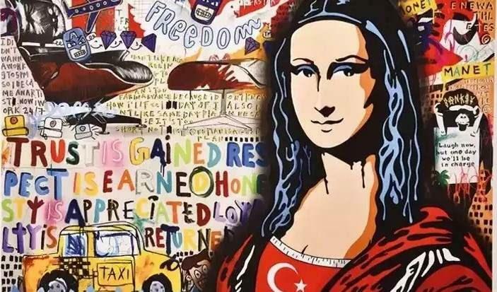 Mona Lisa Türgi lipuga
