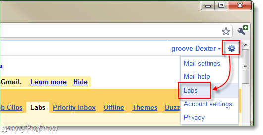 gmaili seadete laborid
