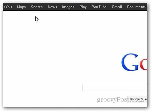 Google'i navigeerimisriba kohandamine Google Chrome'is [Extension]