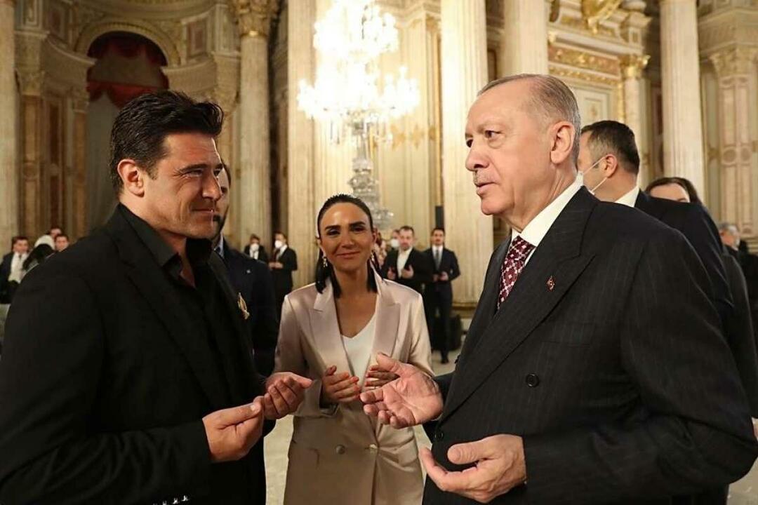 Hakan Ural ja president Recep Tayyip Erdoğan