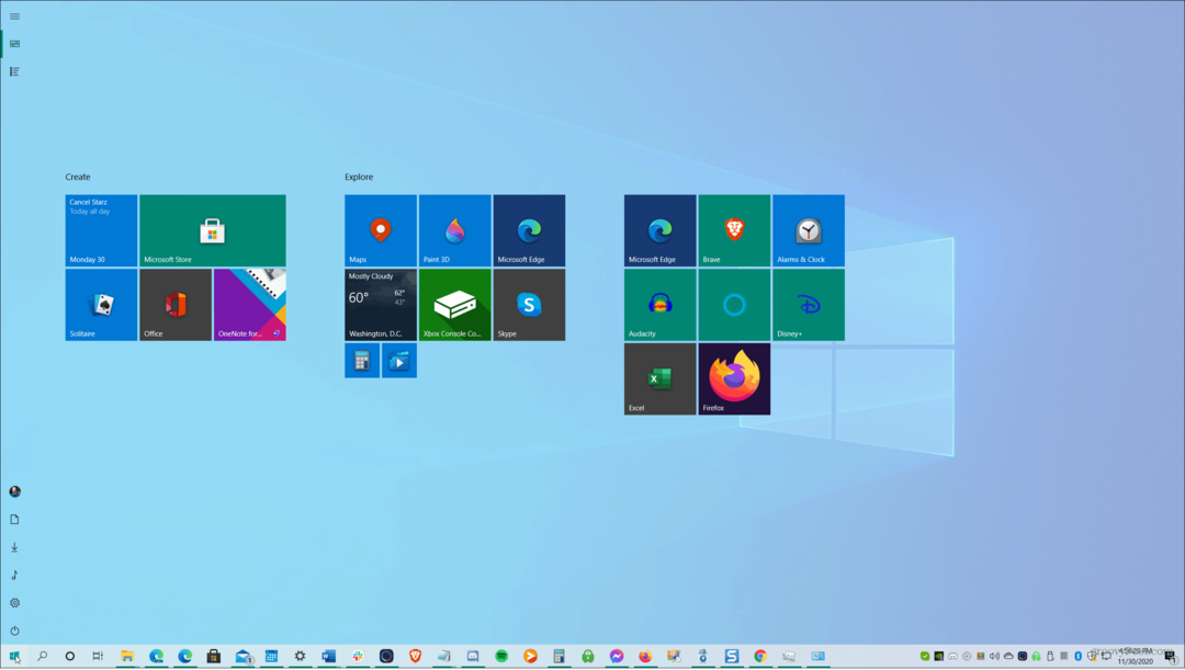 Kuidas muuta Windows 10 Start-menüü täisekraaniks