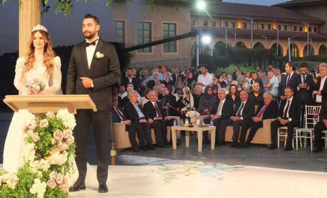 Feyza Başalan ja Çağatay Karataş abiellusid! Poliitikud kogunesid pulma