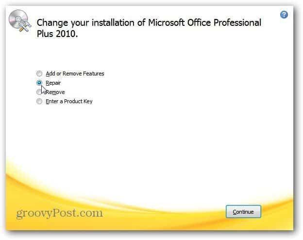Microsoft Office: diagnoosige probleeme ja parandage jooksevaid programme