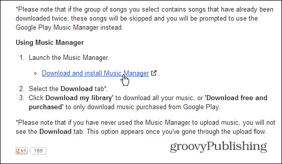 Laadige alla Google Music Manager