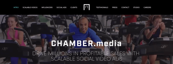 Chamber Media teeb skaleeritavaid sotsiaalseid videoreklaame.