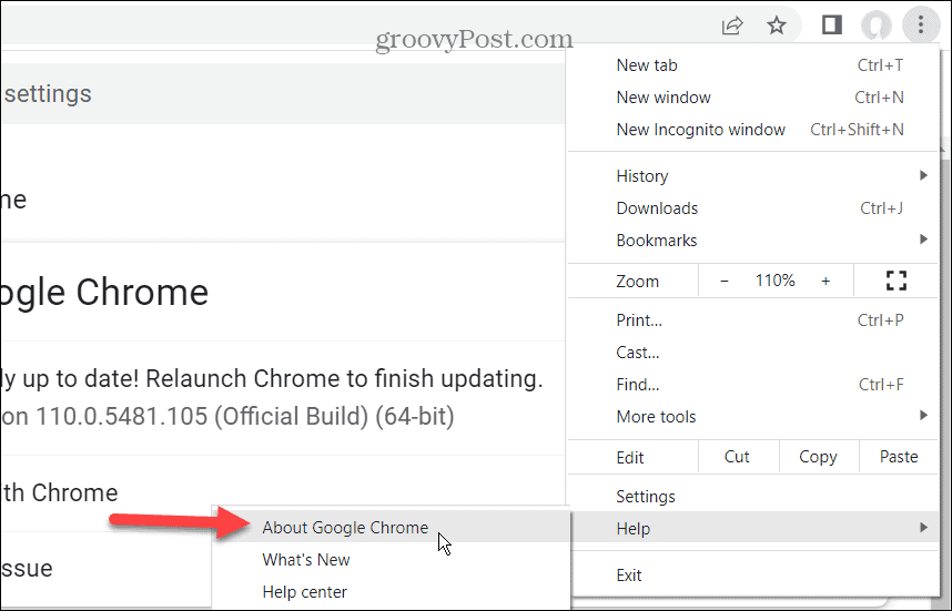 Google Chrome'i veakood STATUS_BREAKPOINT
