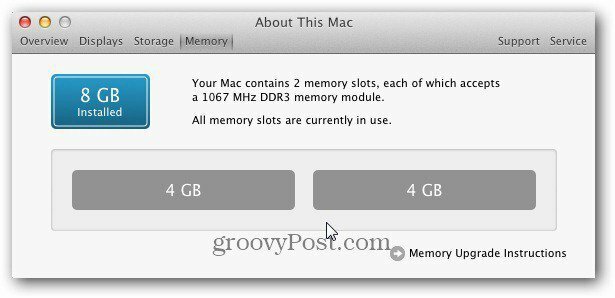 RAM-i täiendamine Mac Minis