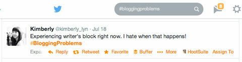 #bloggingproblems säutsub