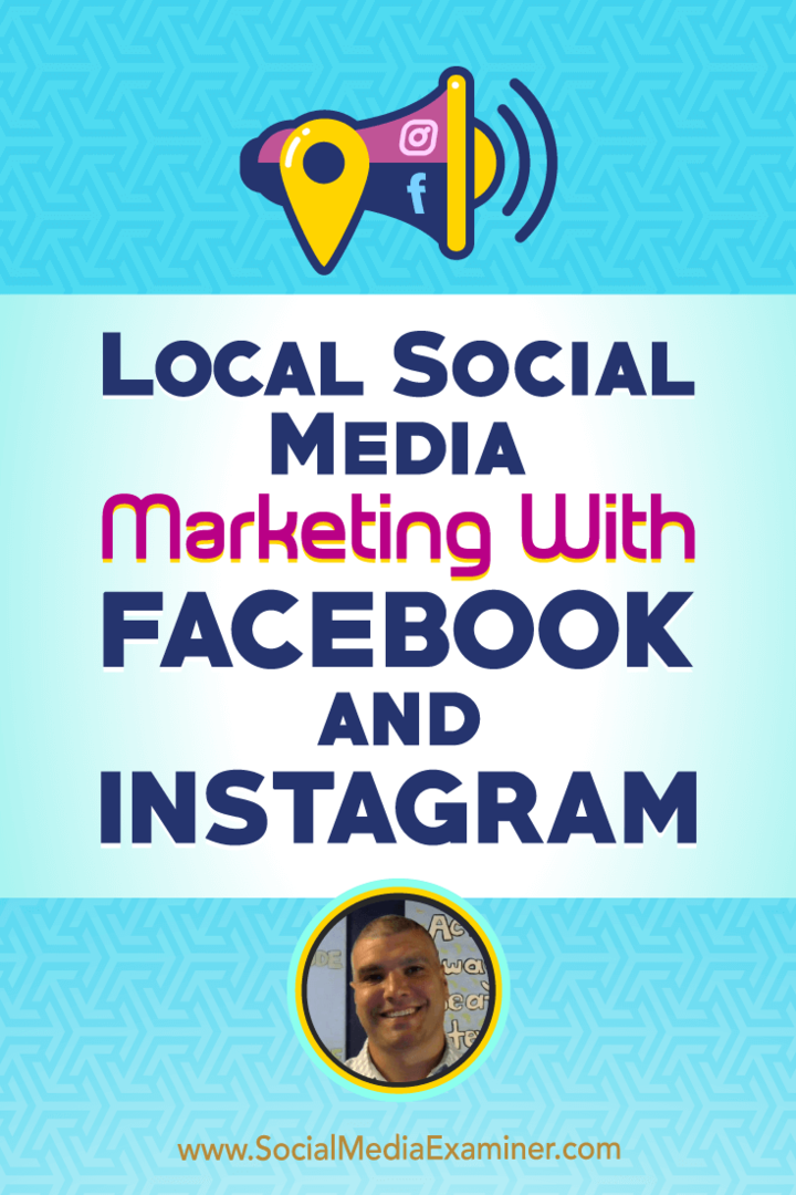 Kohalik sotsiaalmeedia turundus Facebooki ja Instagrami abil, mis sisaldab sotsiaalmeediaturunduse Podcastis Bruce Irvingu teadmisi.