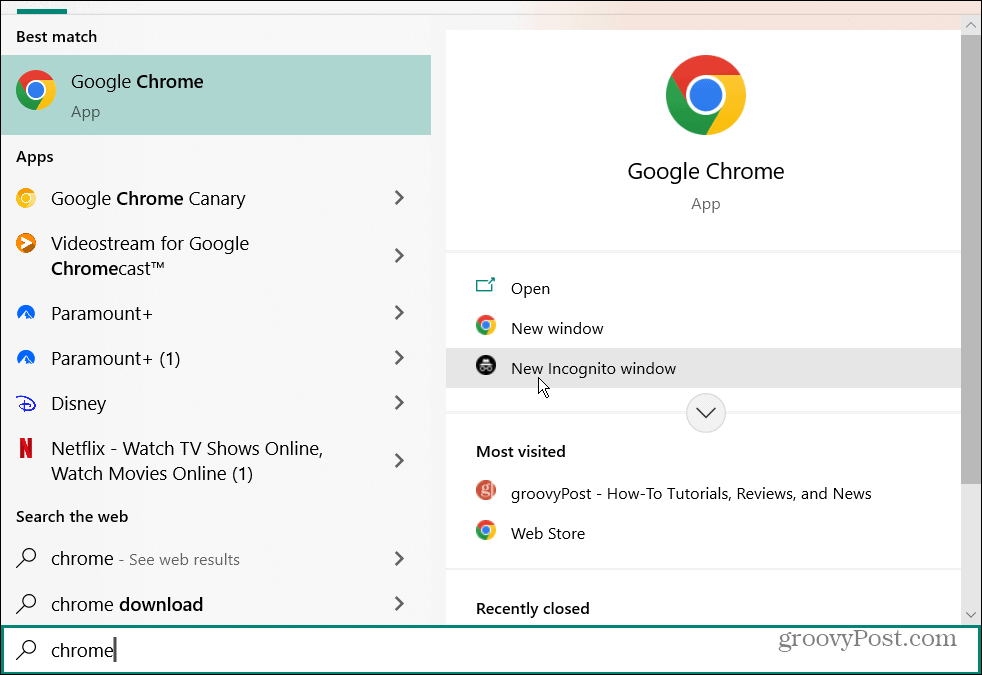 Laadige Chrome'is alla ebaõnnestunud võrgutõrge