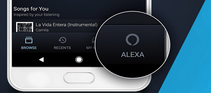 alexa amazon mobiilne muusikarakendus