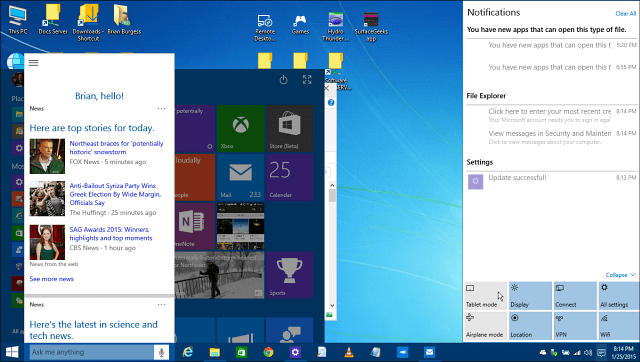 Windows 10 tehniline eelvaade