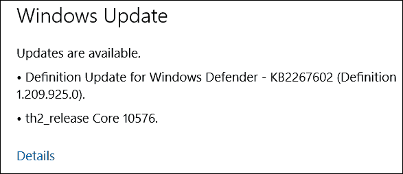 Windows 10 ehitamine 10576