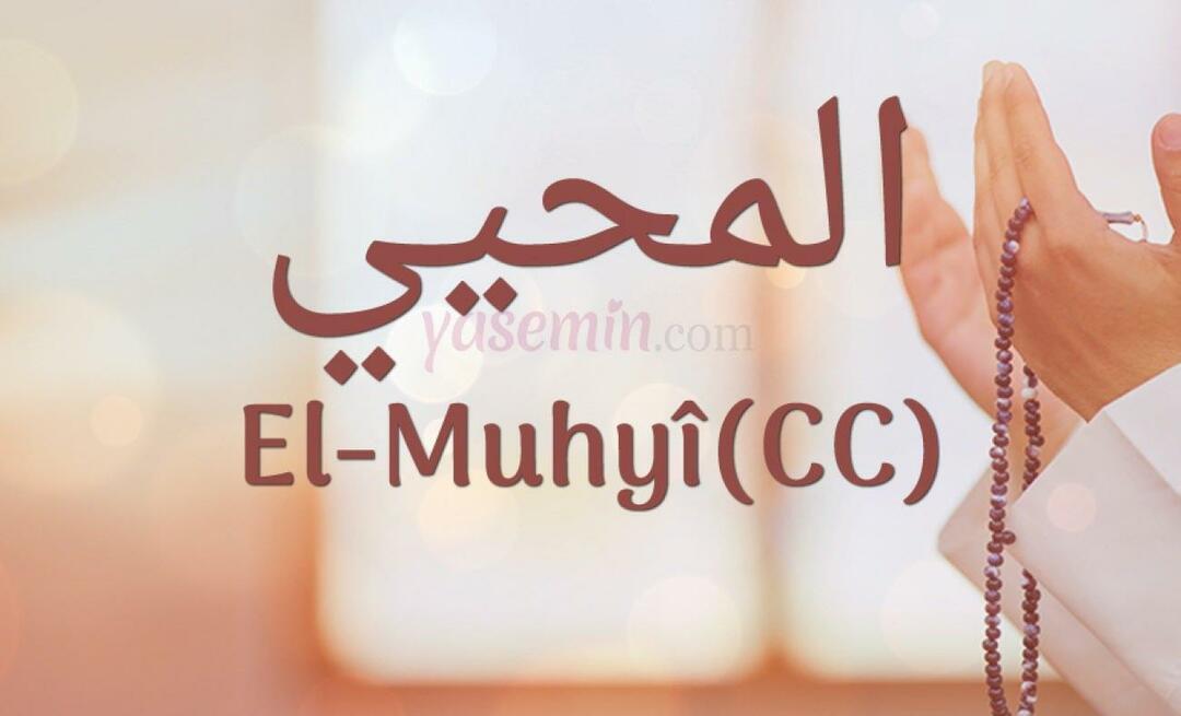 Mida tähendab al-muhyi (cc)? Millistes salmides on al-Muhyi mainitud?