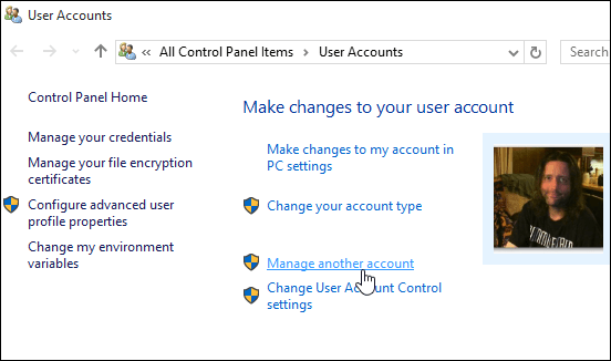 2 Teise konto haldamine Windows 10