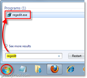 kuidas käivitada Windows 7 registriredaktorit