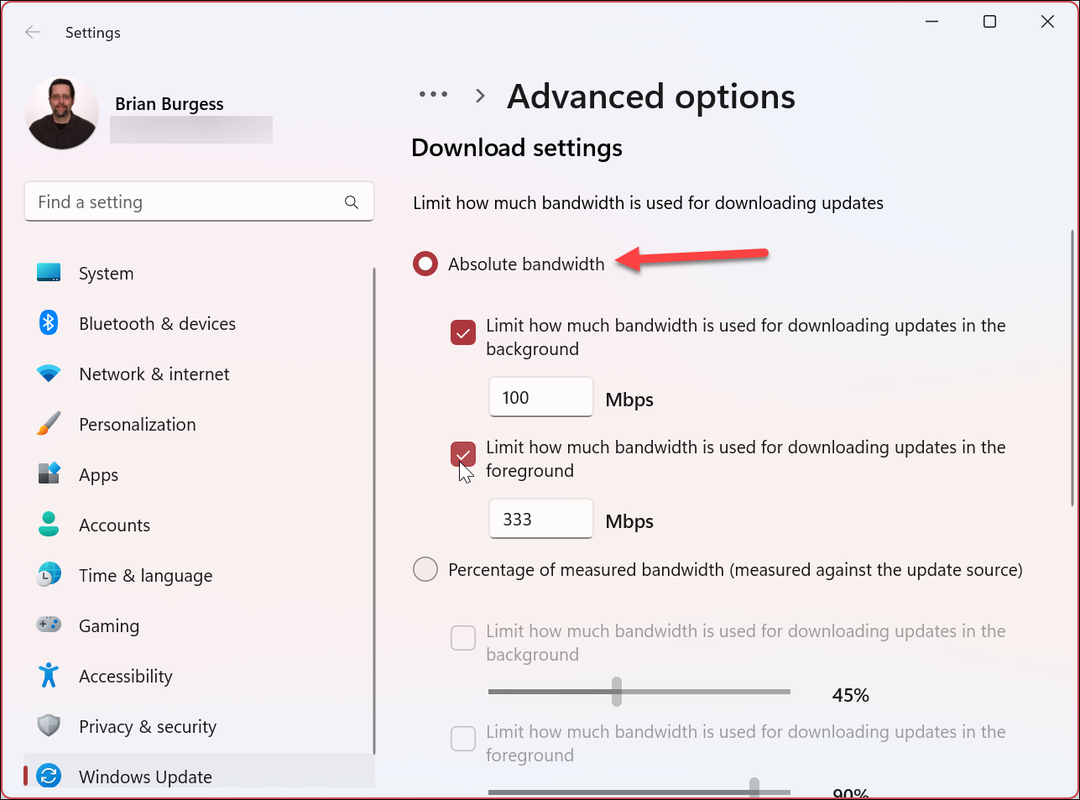 Piirake ribalaiust Windows 11 jaoks