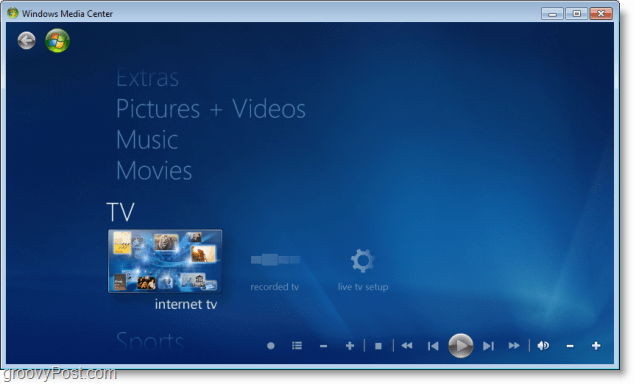 Windows 7 Media Center - Interneti-TV töötab nüüd!