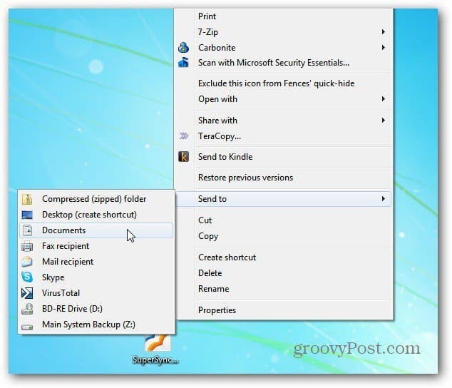 Windows 7 paremklõpsu menüü: lisage käsud Kopeeri ja Teisalda kaustadesse