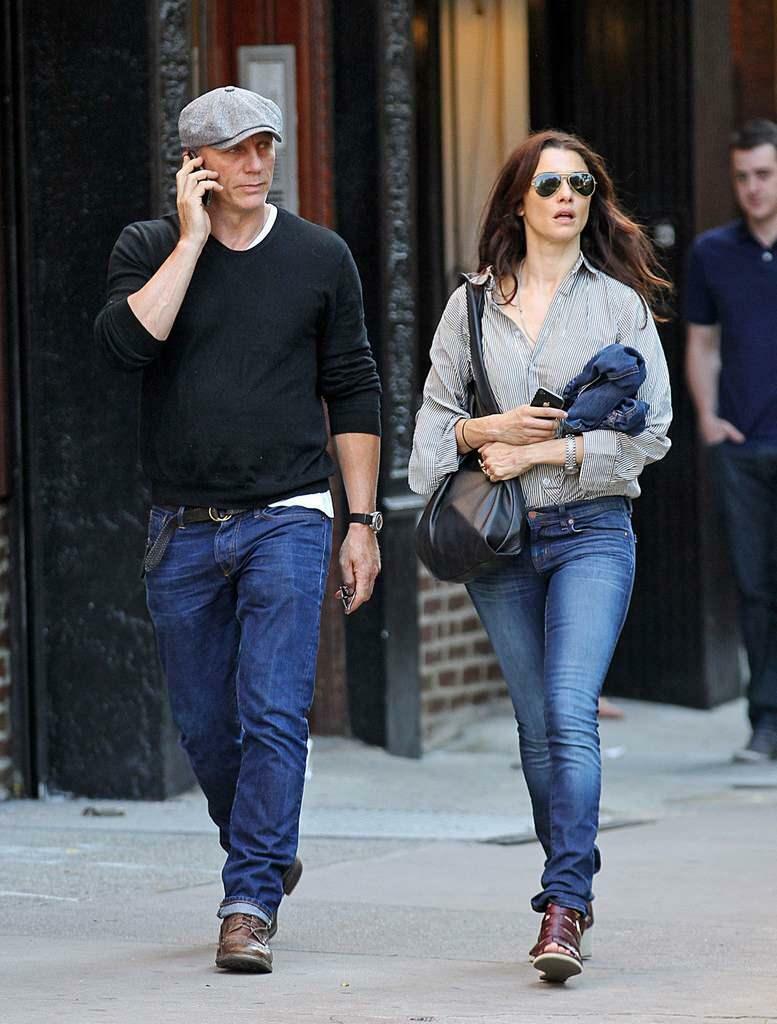 Daniel Craig ja tema naine Rachel Wisz