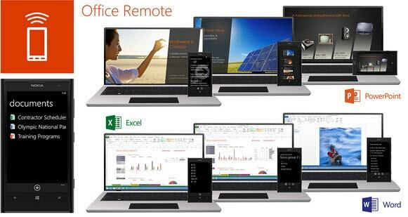 Office Remote abil saate oma esitlusi ja muid kontoridokumente juhtida