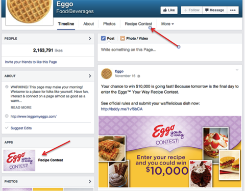 eggo facebooki võistlus