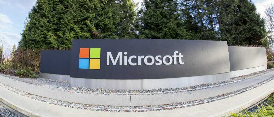 Microsoft vabastab Windows 10 20H1 Build 19025