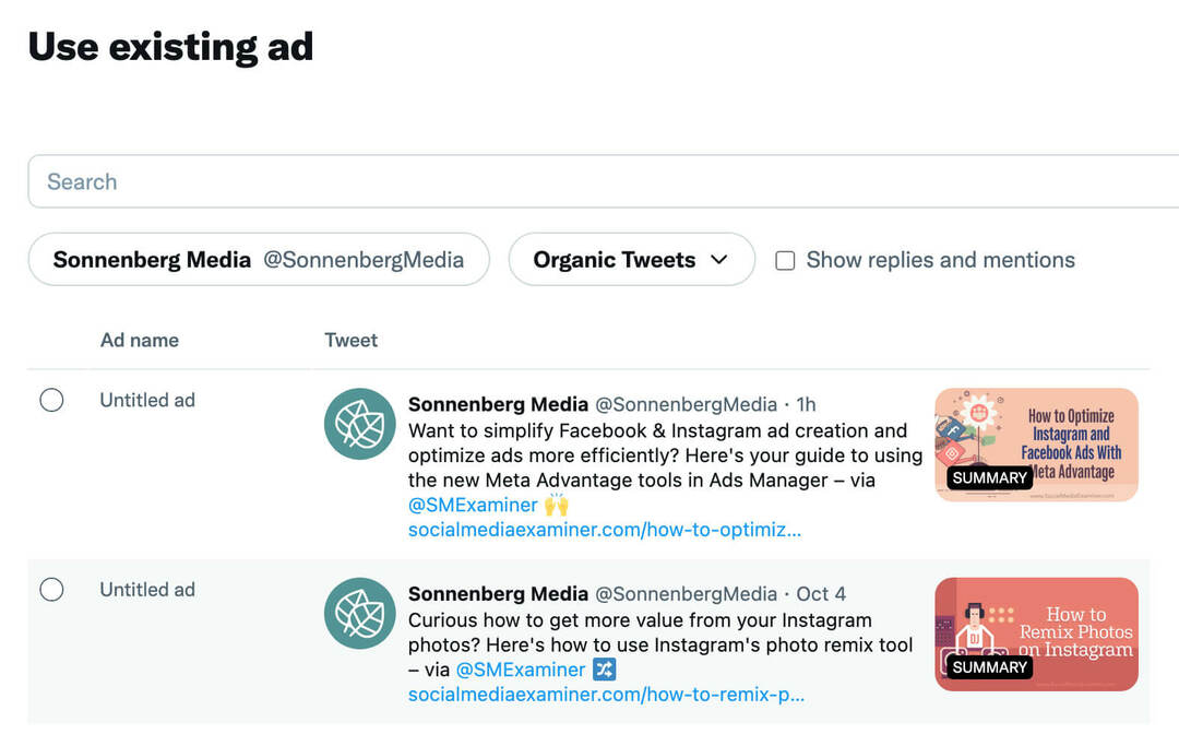 kuidas-skaalata-twitteri-reklaame-laienda-oma-sihtpublikut-värskenda-oma-loomingulisi-varasid-orgaanilised-säutsid-reklaamirühma-näide-21