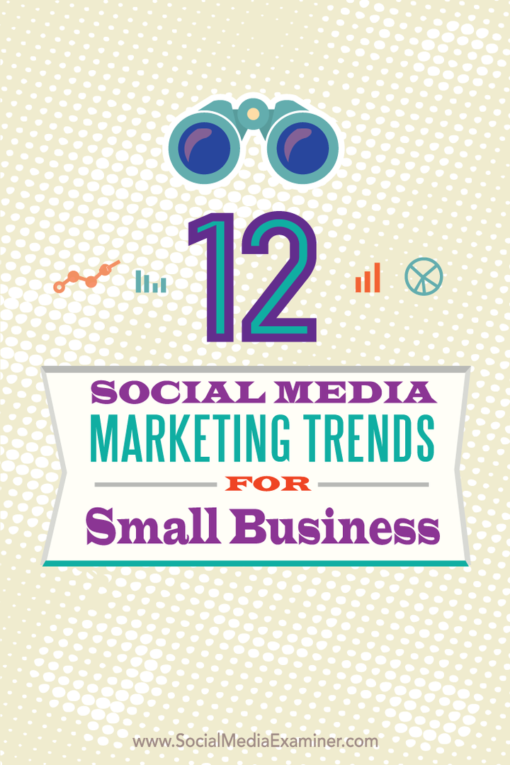 12 sotsiaalmeedia turundustrendid väikeettevõtetele: sotsiaalmeedia eksamineerija