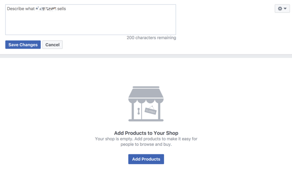 Müügi suurendamiseks kirjeldage oma tooteid oma Facebooki poes.